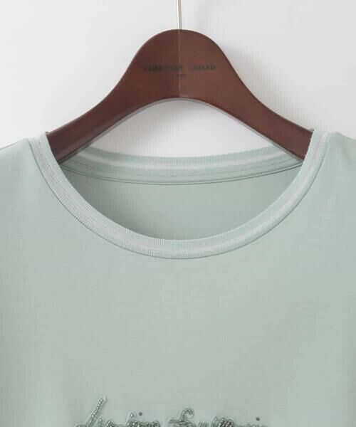 CHRISTIAN AUJARD Lサイズ / クリスチャン・オジャール　エルサイズ カットソー | 【大きいサイズ】ビジューロゴカットソー | 詳細4