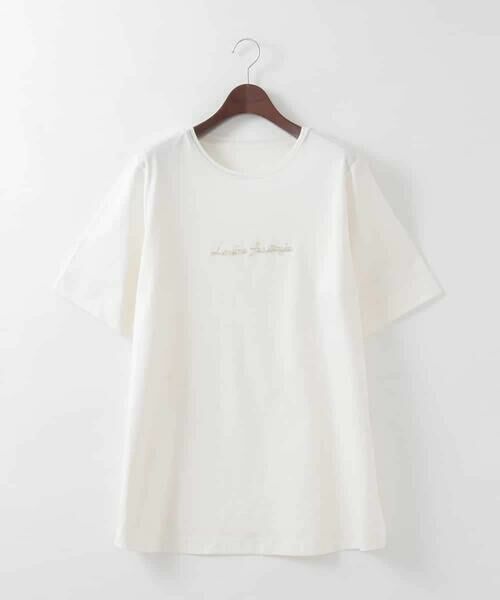 CHRISTIAN AUJARD Lサイズ / クリスチャン・オジャール　エルサイズ カットソー | 【大きいサイズ】ビジューロゴカットソー | 詳細14