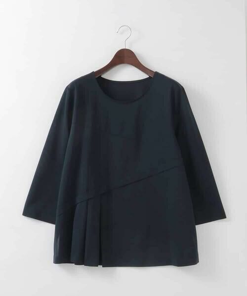 CHRISTIAN AUJARD Lサイズ / クリスチャン・オジャール　エルサイズ カットソー | 【大きいサイズ】アシンメトリーフレアートップス | 詳細2