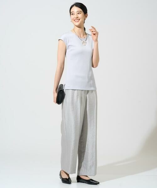 CHRISTIAN AUJARD Lサイズ / クリスチャン・オジャール　エルサイズ カットソー | 【大きいサイズ】フレンチスリーブリブカットソー | 詳細22