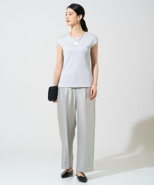 CHRISTIAN AUJARD Lサイズ / クリスチャン・オジャール　エルサイズ カットソー | 【大きいサイズ】フレンチスリーブリブカットソー | 詳細23