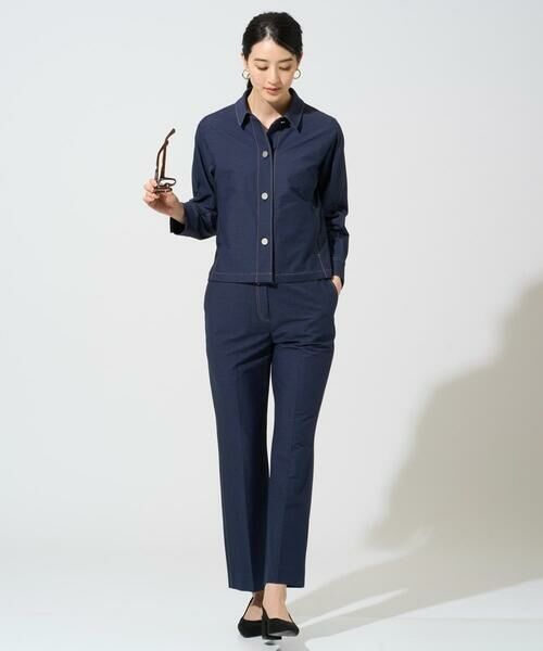 CHRISTIAN AUJARD Lサイズ / クリスチャン・オジャール　エルサイズ チノ・ワークパンツ | 【大きいサイズ/セットアップ対応】ジャージーデニムライクパンツ | 詳細15