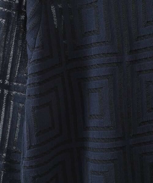 CHRISTIAN AUJARD Lサイズ / クリスチャン・オジャール　エルサイズ セットアップ | 【大きいサイズ】スクエアージャカード羽織り | 詳細7