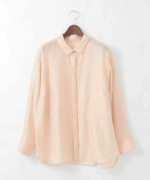 CHRISTIAN AUJARD Lサイズ / クリスチャン・オジャール　エルサイズ シャツ・ブラウス | 【大きいサイズ】シルク混シャイニーブラウス | 詳細6