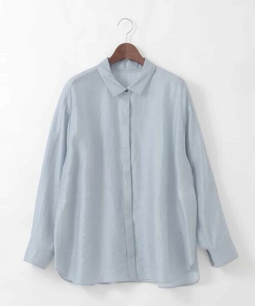 CHRISTIAN AUJARD Lサイズ / クリスチャン・オジャール　エルサイズ シャツ・ブラウス | 【大きいサイズ】シルク混シャイニーブラウス | 詳細19