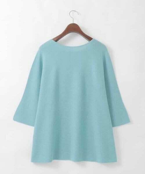 CHRISTIAN AUJARD Lサイズ / クリスチャン・オジャール　エルサイズ ニット・セーター | 【大きいサイズ】リネンライクホールガーメントニット | 詳細10