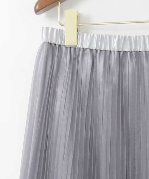 CHRISTIAN AUJARD Lサイズ / クリスチャン・オジャール　エルサイズ ロング・マキシ丈スカート | 【大きいサイズ】ブライトオーガンジープリーツスカート | 詳細8