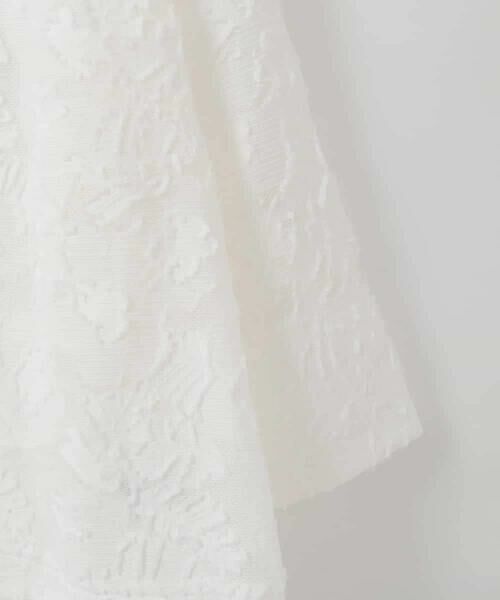 CHRISTIAN AUJARD Lサイズ / クリスチャン・オジャール　エルサイズ ノーカラージャケット | 【大きいサイズ】フラワーカットジャカードジャケット | 詳細17