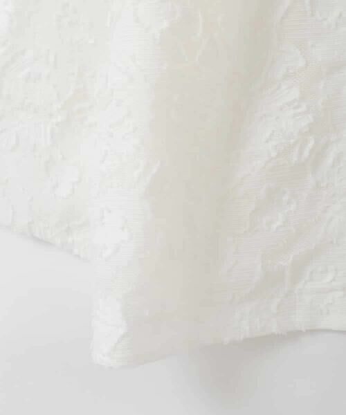 CHRISTIAN AUJARD Lサイズ / クリスチャン・オジャール　エルサイズ ノーカラージャケット | 【大きいサイズ】フラワーカットジャカードジャケット | 詳細18