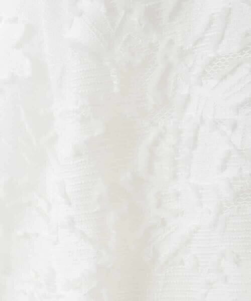 CHRISTIAN AUJARD Lサイズ / クリスチャン・オジャール　エルサイズ ノーカラージャケット | 【大きいサイズ】フラワーカットジャカードジャケット | 詳細19