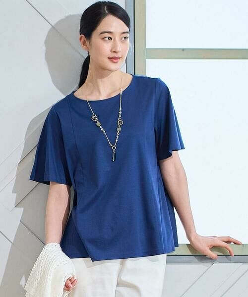 CHRISTIAN AUJARD Lサイズ / クリスチャン・オジャール　エルサイズ カットソー | 【大きいサイズ】スムースフレアーカットソー | 詳細2