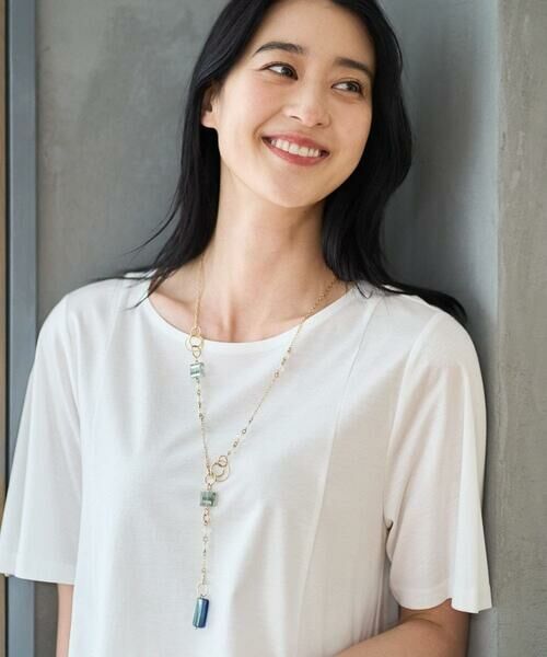 CHRISTIAN AUJARD Lサイズ / クリスチャン・オジャール　エルサイズ カットソー | 【大きいサイズ】スムースフレアーカットソー（ホワイト）