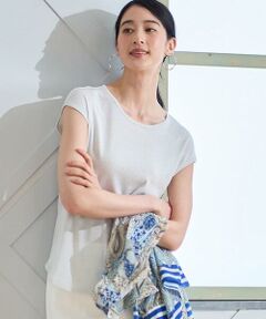 CHRISTIAN AUJARD Lサイズ / クリスチャン・オジャール　エルサイズ カットソー | 【大きいサイズ】ラメフライスカットソー