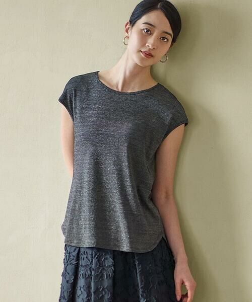 CHRISTIAN AUJARD Lサイズ / クリスチャン・オジャール　エルサイズ カットソー | 【大きいサイズ】ラメフライスカットソー | 詳細12