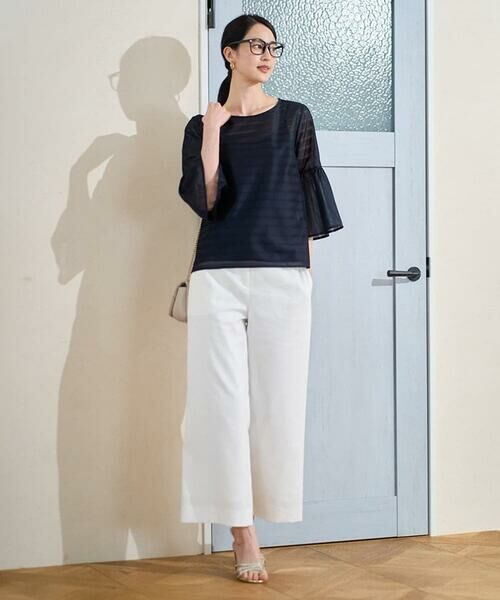 CHRISTIAN AUJARD Lサイズ / クリスチャン・オジャール　エルサイズ チノ・ワークパンツ | 【大きいサイズ】リネンリラックスワイドパンツ | 詳細1