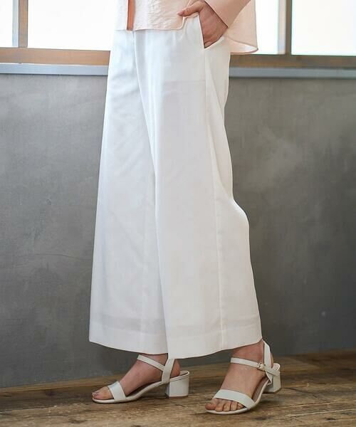 CHRISTIAN AUJARD Lサイズ / クリスチャン・オジャール　エルサイズ チノ・ワークパンツ | 【大きいサイズ】リネンリラックスワイドパンツ | 詳細14