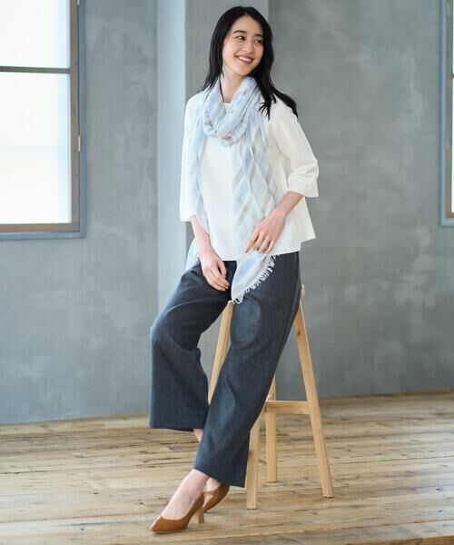 CHRISTIAN AUJARD Lサイズ / クリスチャン・オジャール　エルサイズ チノ・ワークパンツ | 【大きいサイズ】リネンリラックスワイドパンツ | 詳細19