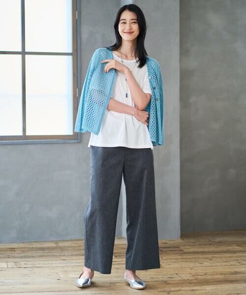 CHRISTIAN AUJARD Lサイズ / クリスチャン・オジャール　エルサイズ チノ・ワークパンツ | 【大きいサイズ】リネンリラックスワイドパンツ | 詳細20