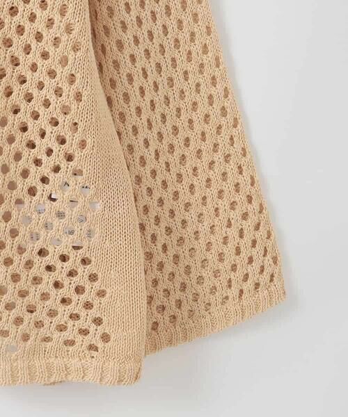 CHRISTIAN AUJARD Lサイズ / クリスチャン・オジャール　エルサイズ カーディガン・ボレロ | 【大きいサイズ】リネンライクニットカーディガン | 詳細7