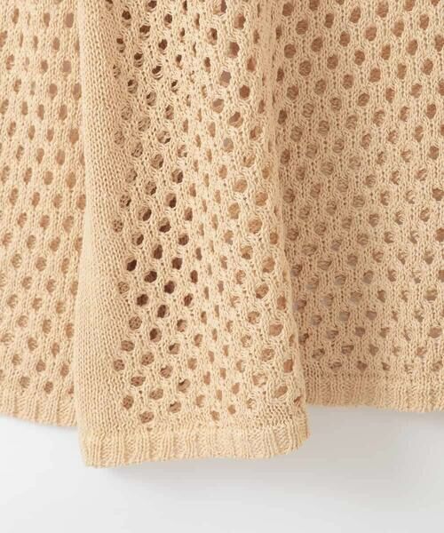 CHRISTIAN AUJARD Lサイズ / クリスチャン・オジャール　エルサイズ カーディガン・ボレロ | 【大きいサイズ】リネンライクニットカーディガン | 詳細8