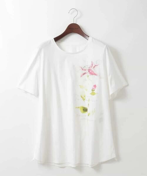 CHRISTIAN AUJARD Lサイズ / クリスチャン・オジャール　エルサイズ カットソー | 【大きいサイズ/2WAY】アートプリントTシャツ | 詳細15