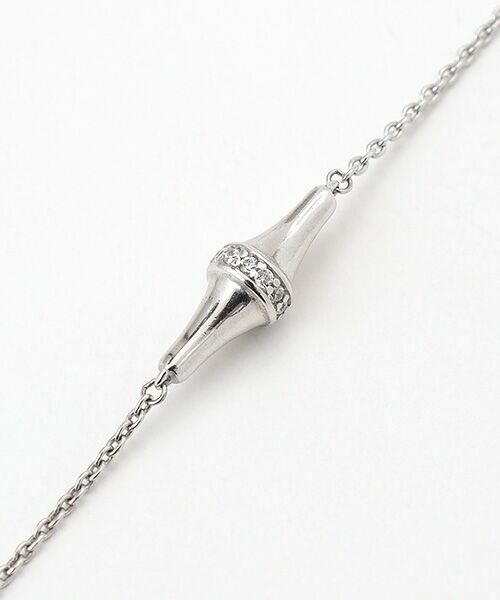 CHRISTIAN BERNARD PARIS / クリスチャン ベルナール パリ ネックレス・ペンダント・チョーカー | 立体ダイヤ型パーツ付ロングチェーンネックレス | 詳細6