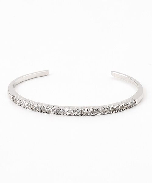 CHRISTIAN BERNARD PARIS / クリスチャン ベルナール パリ ブレスレット・バングル | シルバー　一連ストーンバングル | 詳細1