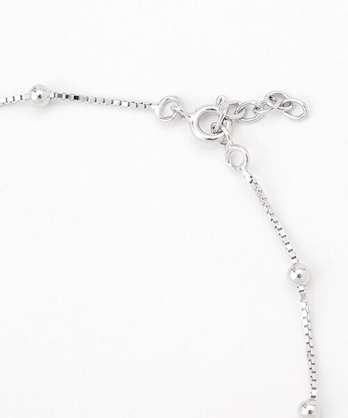 CHRISTIAN BERNARD PARIS / クリスチャン ベルナール パリ アンクレット | シルバー　ボールパーツステーションチェーンアンクレット | 詳細1