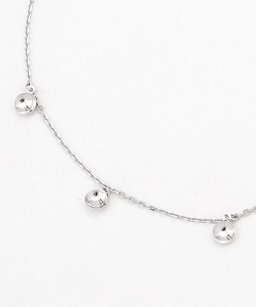 CHRISTIAN BERNARD PARIS / クリスチャン ベルナール パリ アンクレット | シルバー　スイングラウンドパーツ　ステーションチェーンアンクレット | 詳細2