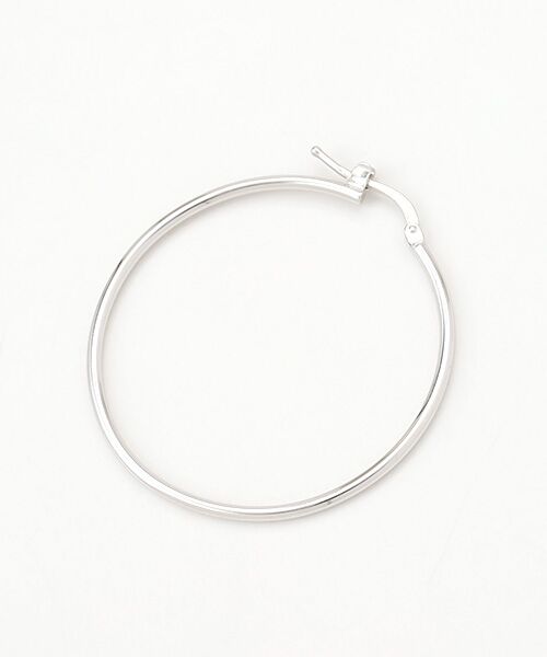 CHRISTIAN BERNARD PARIS / クリスチャン ベルナール パリ ピアス・イヤリング | シルバー　シンプルフープピアス | 詳細1