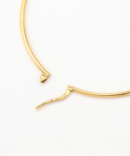 CHRISTIAN BERNARD PARIS / クリスチャン ベルナール パリ ピアス・イヤリング | イエロー　メガビッグシンプルフープピアス | 詳細3