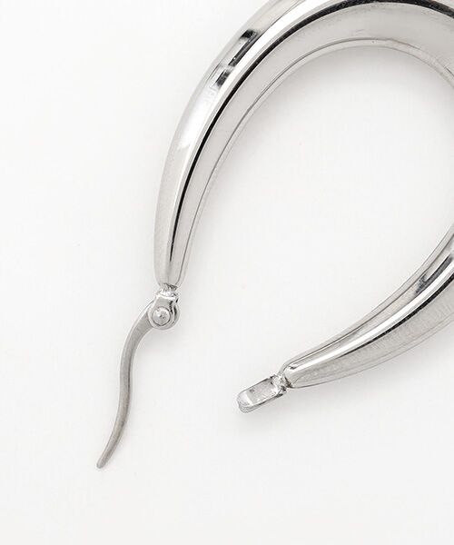 CHRISTIAN BERNARD PARIS / クリスチャン ベルナール パリ ピアス・イヤリング | ステンレスビッグオーバルボリュームフープピアス | 詳細2