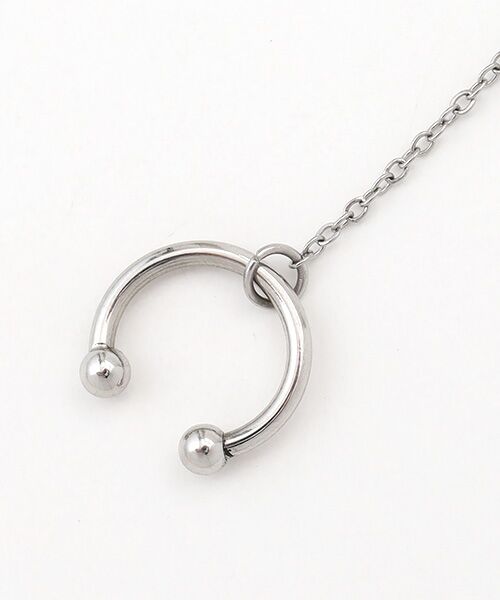 CHRISTIAN BERNARD PARIS / クリスチャン ベルナール パリ ピアス・イヤリング | イヤーカフ付きチェーンピアス | 詳細1