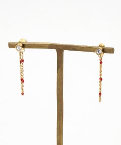 CHRISTIAN BERNARD PARIS / クリスチャン ベルナール パリ ピアス・イヤリング | キャッチ連結チェーンピアス