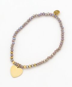 CHRISTIAN BERNARD PARIS / クリスチャン ベルナール パリ ブレスレット・バングル | ステンレス　メタルトップストーンゴムブレスレット