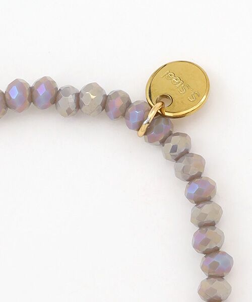 CHRISTIAN BERNARD PARIS / クリスチャン ベルナール パリ ブレスレット・バングル | ステンレス　メタルトップストーンゴムブレスレット | 詳細1