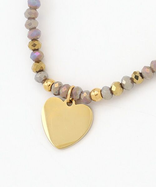 CHRISTIAN BERNARD PARIS / クリスチャン ベルナール パリ ブレスレット・バングル | ステンレス　メタルトップストーンゴムブレスレット | 詳細2