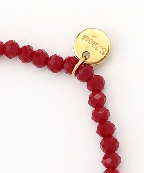 CHRISTIAN BERNARD PARIS / クリスチャン ベルナール パリ ブレスレット・バングル | ステンレス　メタルトップストーンゴムブレスレット | 詳細2