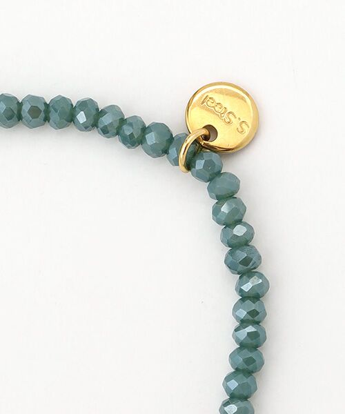 CHRISTIAN BERNARD PARIS / クリスチャン ベルナール パリ ブレスレット・バングル | ステンレス　メタルトップストーンゴムブレスレット | 詳細1