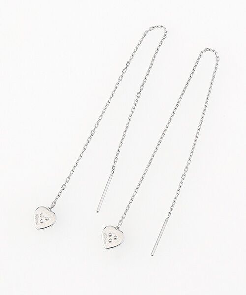 CHRISTIAN BERNARD PARIS / クリスチャン ベルナール パリ ピアス・イヤリング | ハートモチーフ ロングチェーンピアス | 詳細1