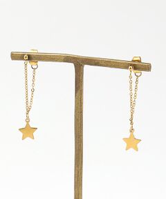 CHRISTIAN BERNARD PARIS / クリスチャン ベルナール パリ ピアス・イヤリング | スターキャッチ連結チェーンピアス