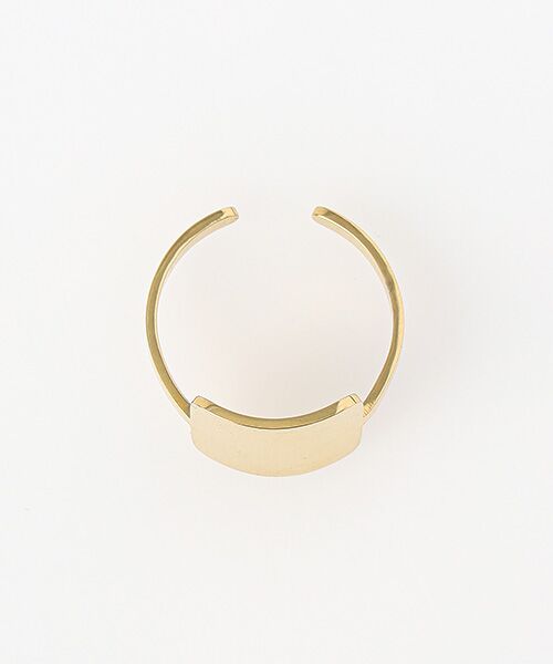 CHRISTIAN BERNARD PARIS / クリスチャン ベルナール パリ リング | ステンレス　スクエアトップモチーフリング | 詳細3