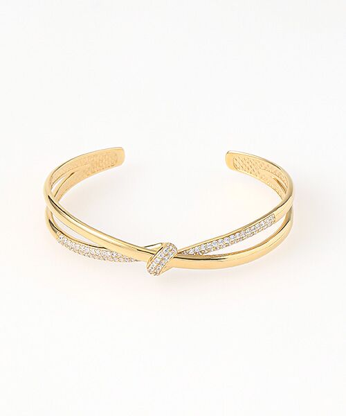 CHRISTIAN BERNARD PARIS / クリスチャン ベルナール パリ ブレスレット・バングル | リボン風クロスバングル | 詳細1