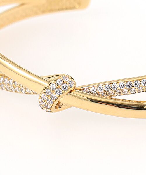 CHRISTIAN BERNARD PARIS / クリスチャン ベルナール パリ ブレスレット・バングル | リボン風クロスバングル | 詳細3