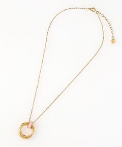 CHRISTIAN BERNARD PARIS / クリスチャン ベルナール パリ ネックレス・ペンダント・チョーカー | ステンレス　ピンク2連ペンダント