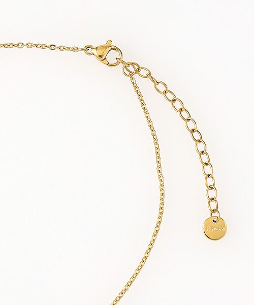 CHRISTIAN BERNARD PARIS / クリスチャン ベルナール パリ ネックレス・ペンダント・チョーカー | ステンレス　ピンク2連ペンダント | 詳細1