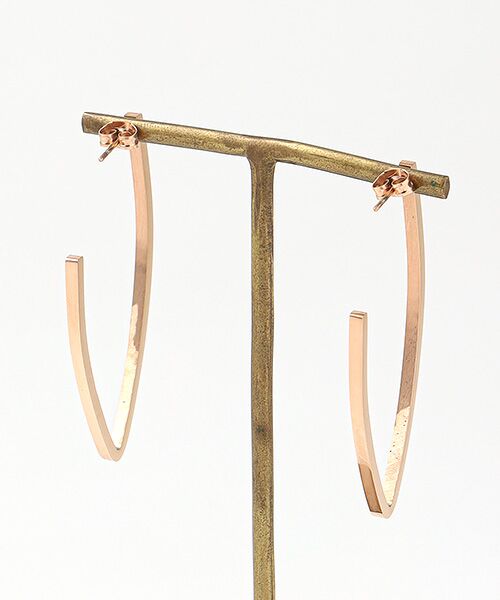 CHRISTIAN BERNARD PARIS / クリスチャン ベルナール パリ ピアス・イヤリング | ステンレス シャープラインピアス | 詳細1