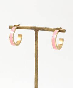 CHRISTIAN BERNARD PARIS / クリスチャン ベルナール パリ ピアス・イヤリング | ステンレス　ピンクフープピアス