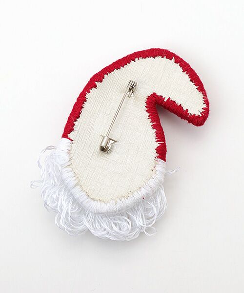 CHRISTIAN BERNARD PARIS / クリスチャン ベルナール パリ ブローチ・コサージュ | 刺繍ブローチ(サンタクロース) | 詳細1