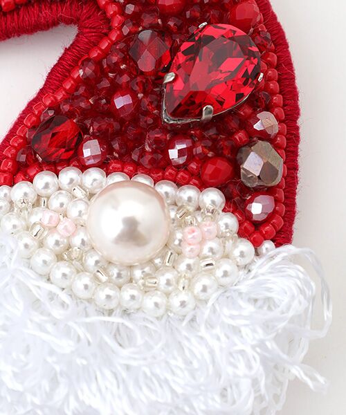 CHRISTIAN BERNARD PARIS / クリスチャン ベルナール パリ ブローチ・コサージュ | 刺繍ブローチ(サンタクロース) | 詳細2